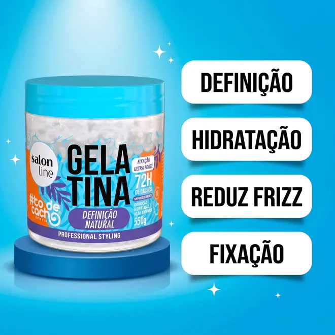 Gelatina Salon Line #Todecacho Definição Natural 550g
