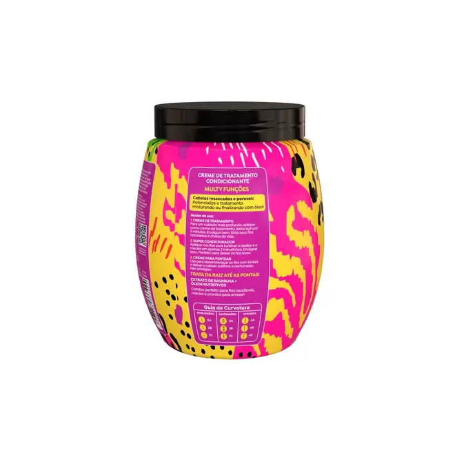 Creme de Tratamento Salon Line 3 e 1 Cachos dos Sonhos Multy Pink Fatal 1kg