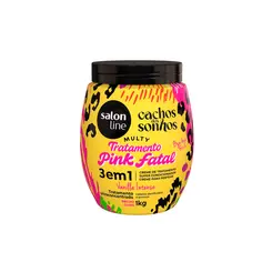 Creme de Tratamento Salon Line 3 e 1 Cachos dos Sonhos Multy Pink Fatal 1kg