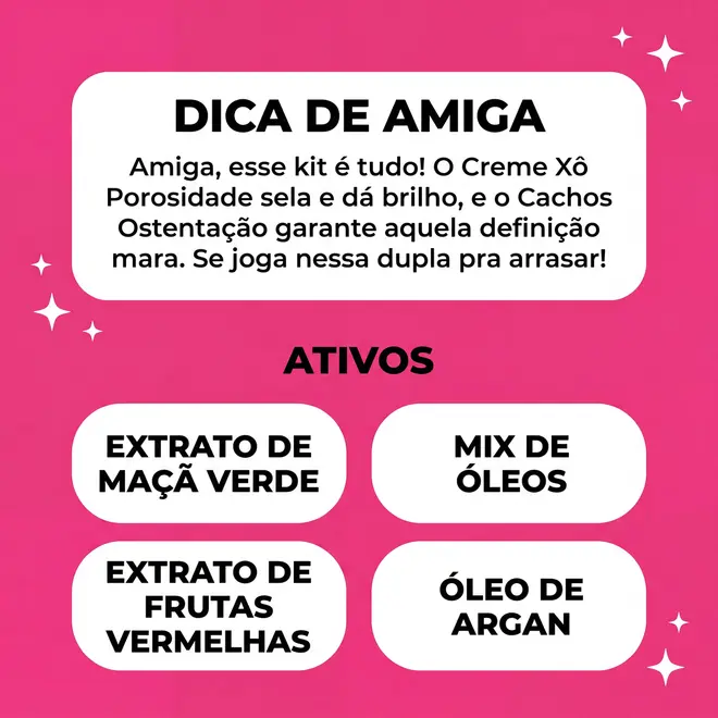 Creme para Pentear Salon Line Cachos Ostentação 1kg