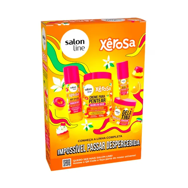 Shampoo e Condicionador Salon Line Xêrosa Baunilha Doce 300ml+200ml