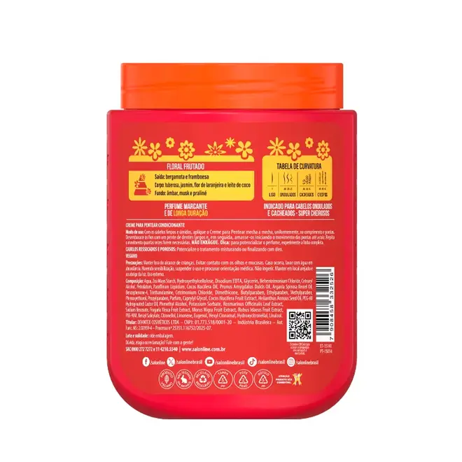 Creme para Pentear Salon Line Xêrosa Glamour Chic 800g