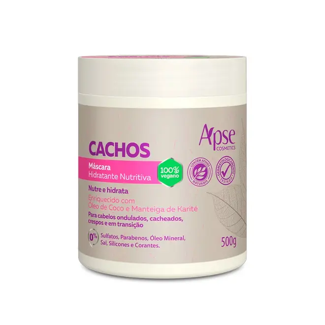 Máscara Cachos Hidratante Nutritiva Apice 500g
