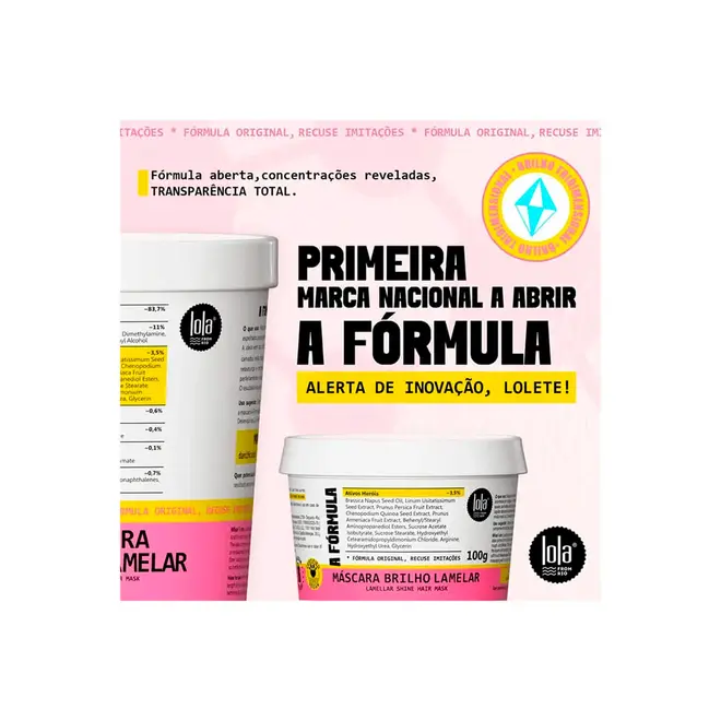 Máscara Capilar Lola Bossa Crespos & Cachos 450g