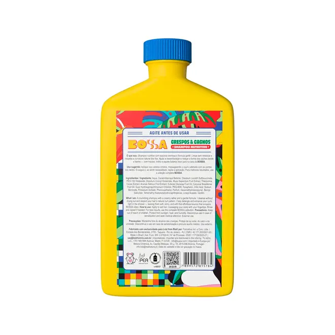 Shampoo Lola Bossa Crespos & Cachos 500ml