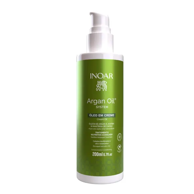 Óleo Capilar em Creme Inoar Argan Oil 200Ml