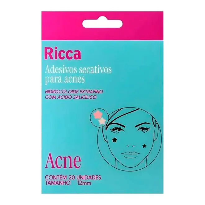 Adesivo Secativos Ricca para Acne Smile Ref:3869