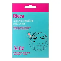 Adesivo Secativos Ricca para Acne Smile Ref:3869