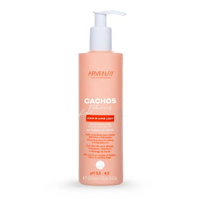 Leave-In Arvensis Cachos Naturais Super Light 300ml