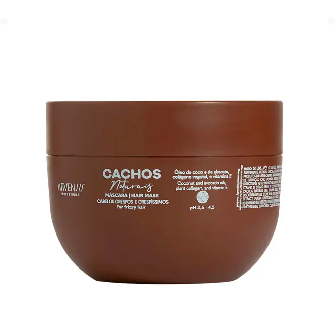 Máscara Arvensis Cachos Naturais Crespos e Crespíssimos 300g