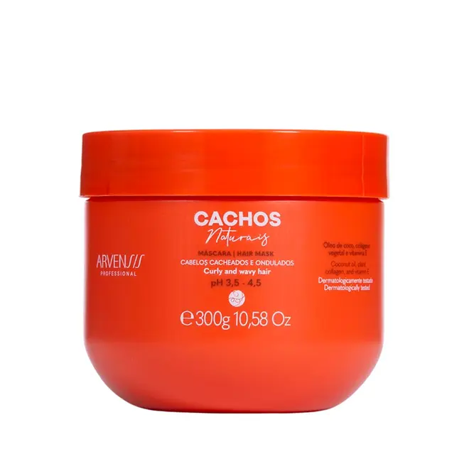 Máscara Capilar Arvensis Cachos Ondulados/Cacheados 300g