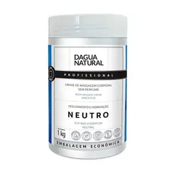 Creme de Massagem Corporal D'Agua Natural Neutro 1kg