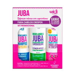 it Widi Care Juba Shampoo + Creme de Pentear Encrespando + Gelatina Super Volume 300g