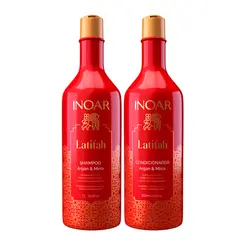 Shampoo e Condicionador Inoar Kit Latifah 1lt+800ml
