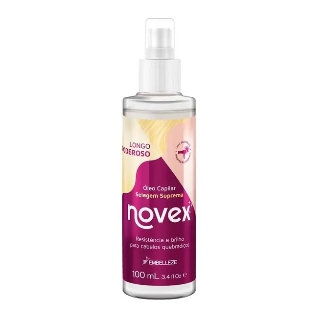Óleo Capilar Novex Longo Poderoso Efeito Gloss 100ml