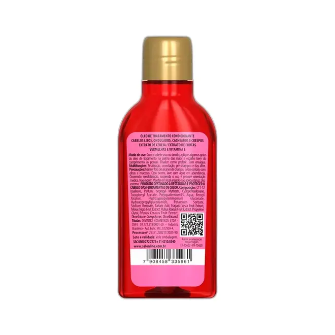 Óleo de Tratamento Salon Line Multy Cereja 50ml