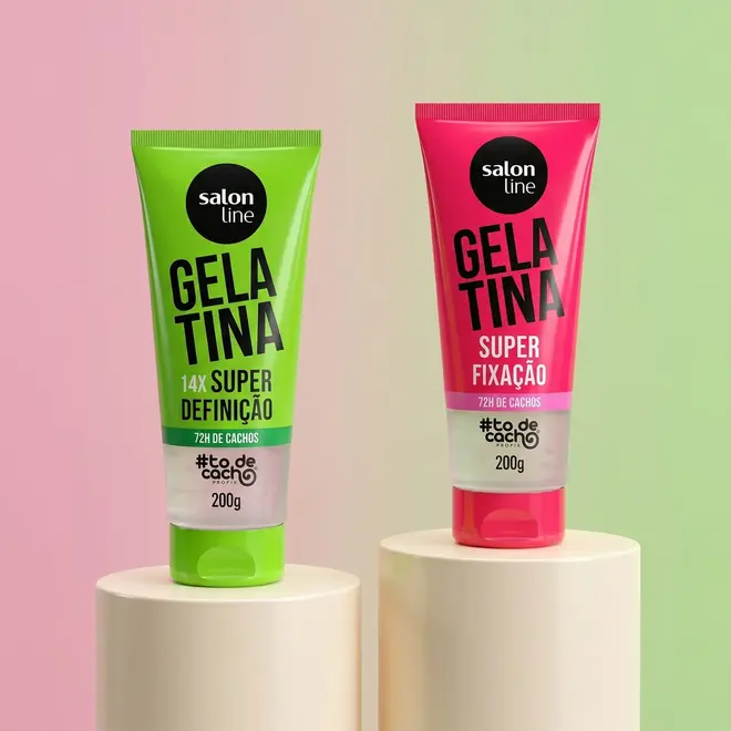 Gelatina Salon Line #todecacho Super Fixação 200g