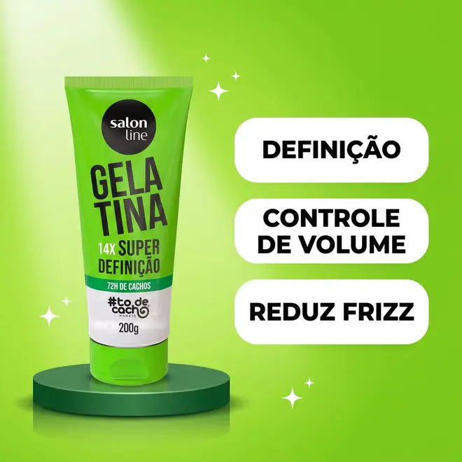 Gelatina Salon Line #todecacho Super Definição 200g