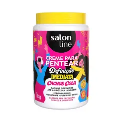 Creme Para Pentear Salon Line Definição Imediata Cachos Cola 1kg