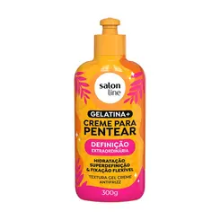 Creme para Pentear e Gelatina Salon Line Definição Extraordinária 300g