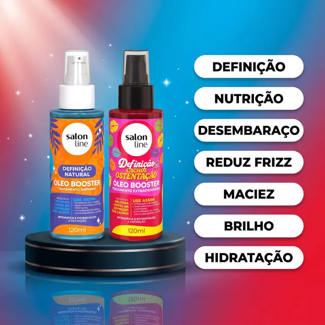 Óleo Salon Line Booster Cachos Ostentação 120ml
