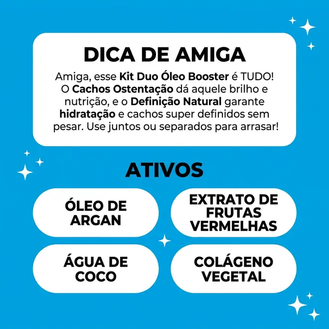 Óleo Salon Line Booster Cachos Ostentação 120ml