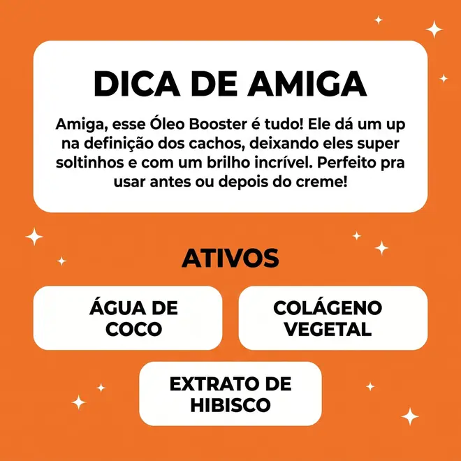Óleo Salon Line Booster Definição Natural 120ml