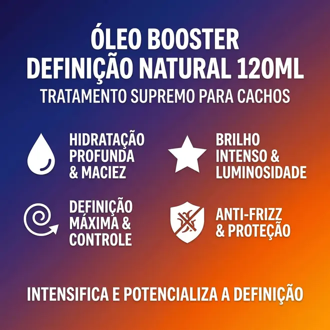 Óleo Salon Line Booster Definição Natural 120ml