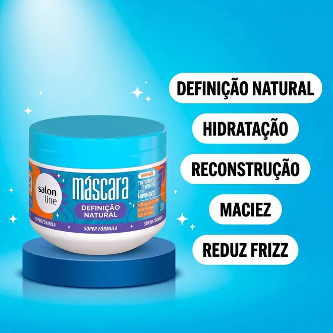 Máscara Capilar Salon Line Definição Natural 300g