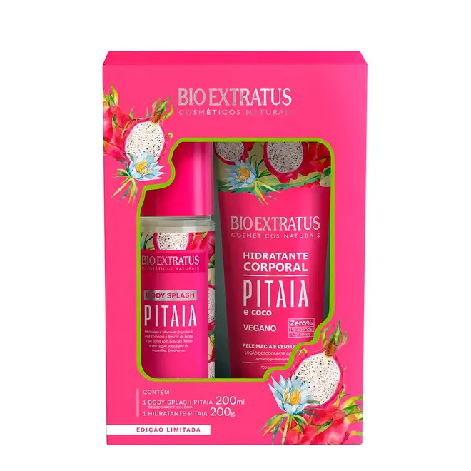 Kit Bio extratus Body Splash Pitaia + Hidratante 400ml