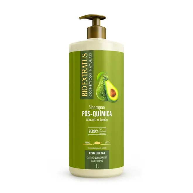 Shampoo Bio Extratus Pós Química 1Lt