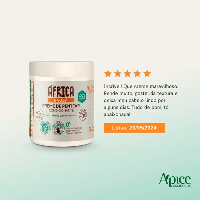Gelatina Ativadora Apice África Baobá 300 ml