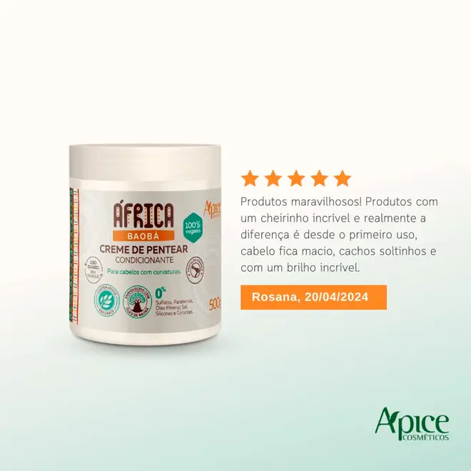 Gelatina Ativadora Apice África Baobá 300 ml