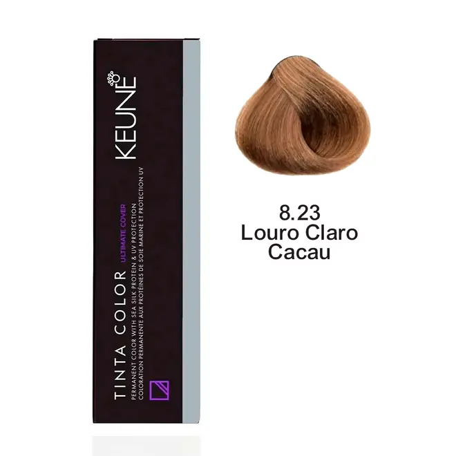 Coloração Keune 8.23UC Louro Claro Cacau 60ML