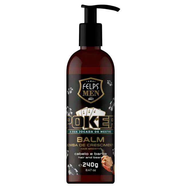 Balm Cabelo e Barba Felps Professional Men Poker 240g