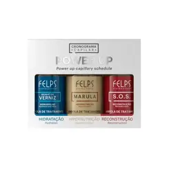 Ampolas de Cronograma Capilar Felps Professional 3em1 3x15mL