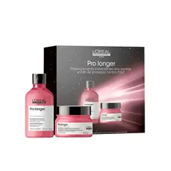 Kit Shampoo e Máscara L'oreal Pro Longer 350+250ml