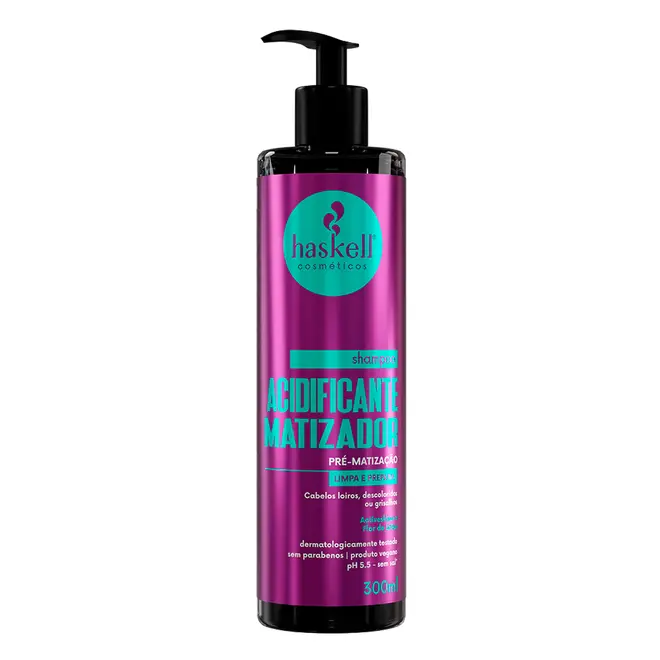 Shampoo Haskkel Acidificante Matizador 300ml
