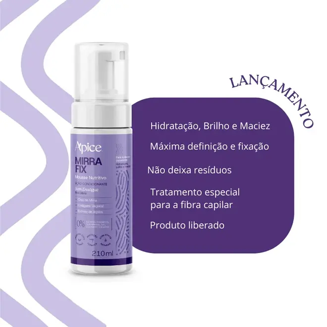 Mousse Apice Mirrafix 210 ml