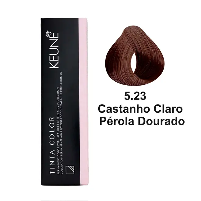 Coloração Keune 5.23 Castanho Claro Cacau 60ML