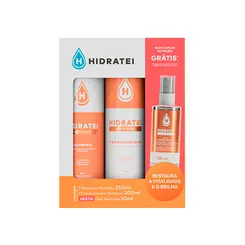 Shampoo e Condicionador Hidratei Nutrição Óleo de Brinde