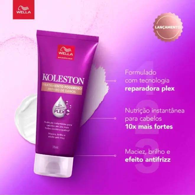 Creme de Tratamento Nutritivo Koleston Reparo de Danos 170ml