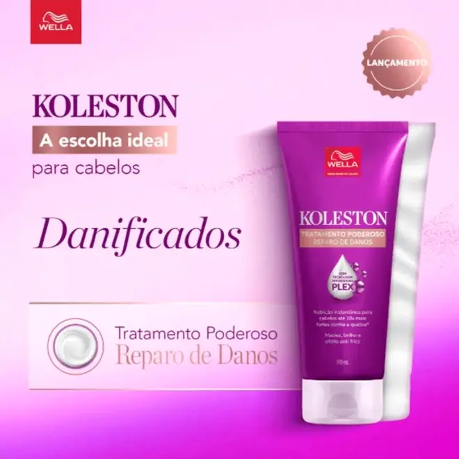 Creme de Tratamento Nutritivo Koleston Reparo de Danos 170ml