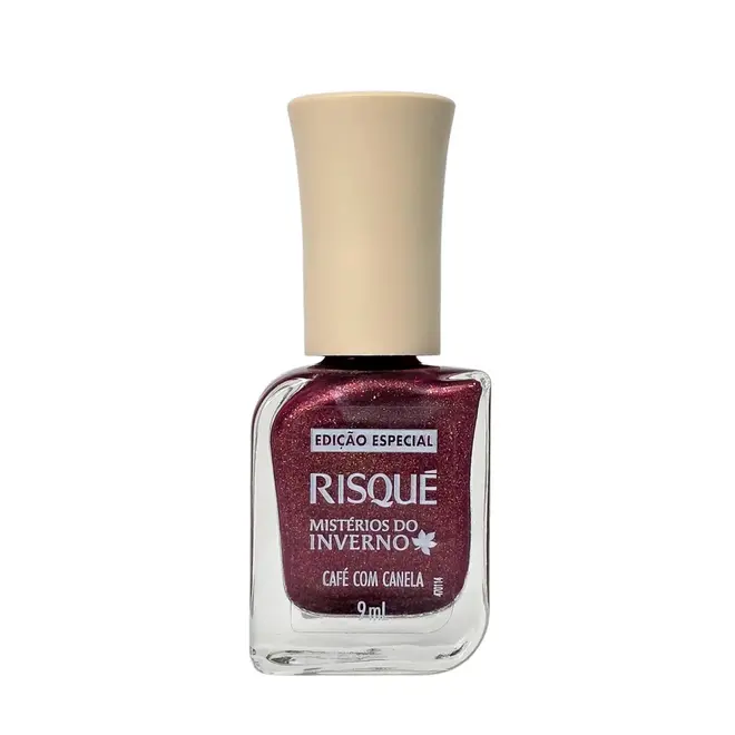 Esmalte Risqué Metálico Mistérios do Inverno Café com Canela 9ML