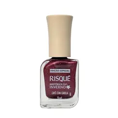 Esmalte Risqué Metálico Mistérios do Inverno Café com Canela 9ML