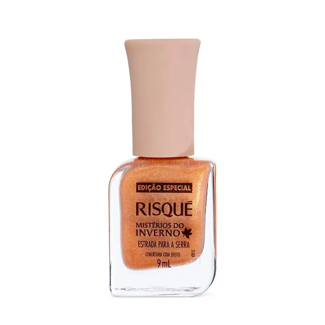 Esmalte Risqué metálico Mistérios do Inverno Estrada para a Serra 9ML