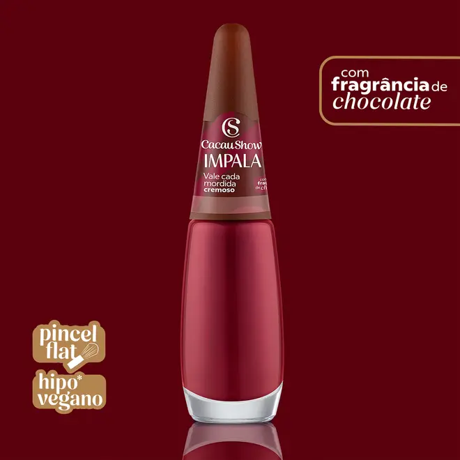 Esmalte Impala Cremoso Cacau Show Vale cada mordida 7,5ML