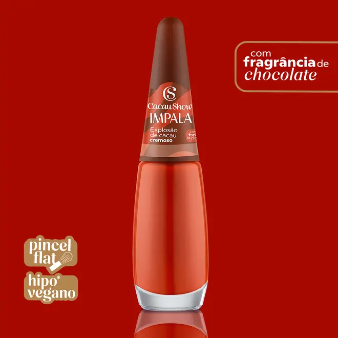 Esmalte Impala Cremoso Cacau Show Explosão de cacau 7,5ML