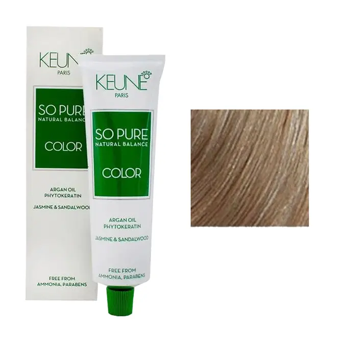 Coloração Keune So Pure 8.23 Louro Claro Pérola Dourado 60ML