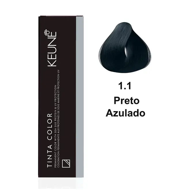 Coloração Keune 1.1 Preto Azulado 60ML